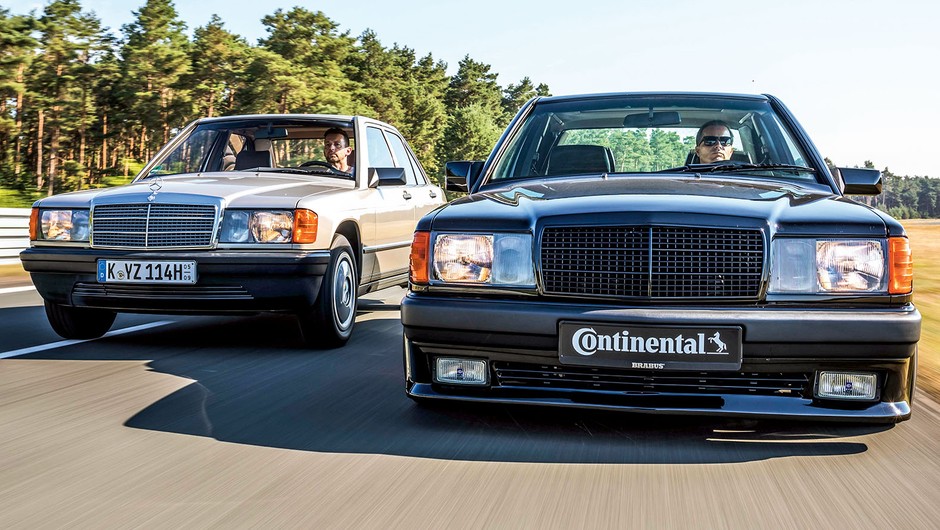 Mercedes 190 E kontra Brabus 190 E 3.6S