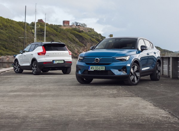 Volvo C40 i XC40 Recharge na Bornhomie czyli sposób na relaks