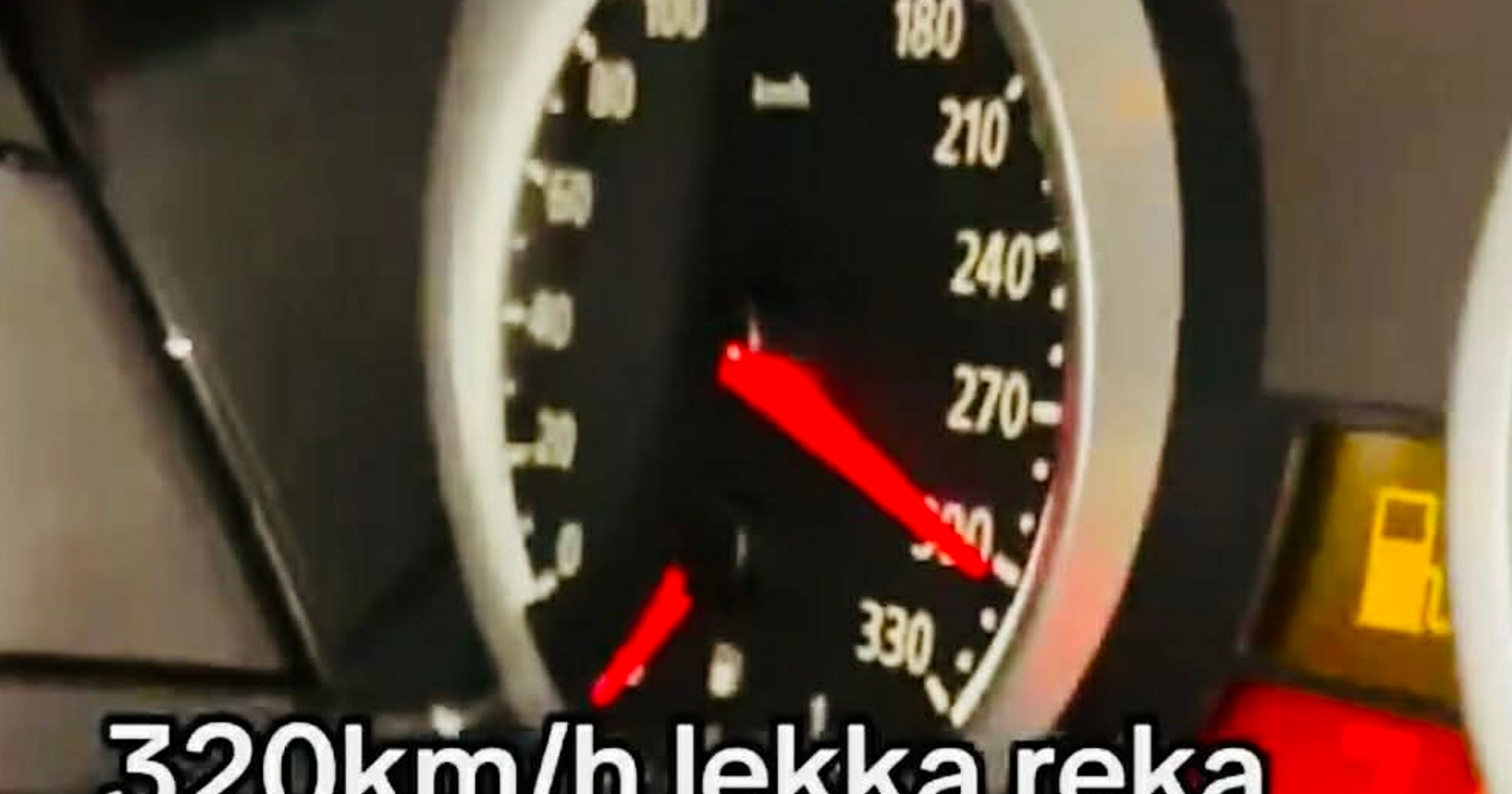 Ponad 300 km na godz. na liczniku BMW