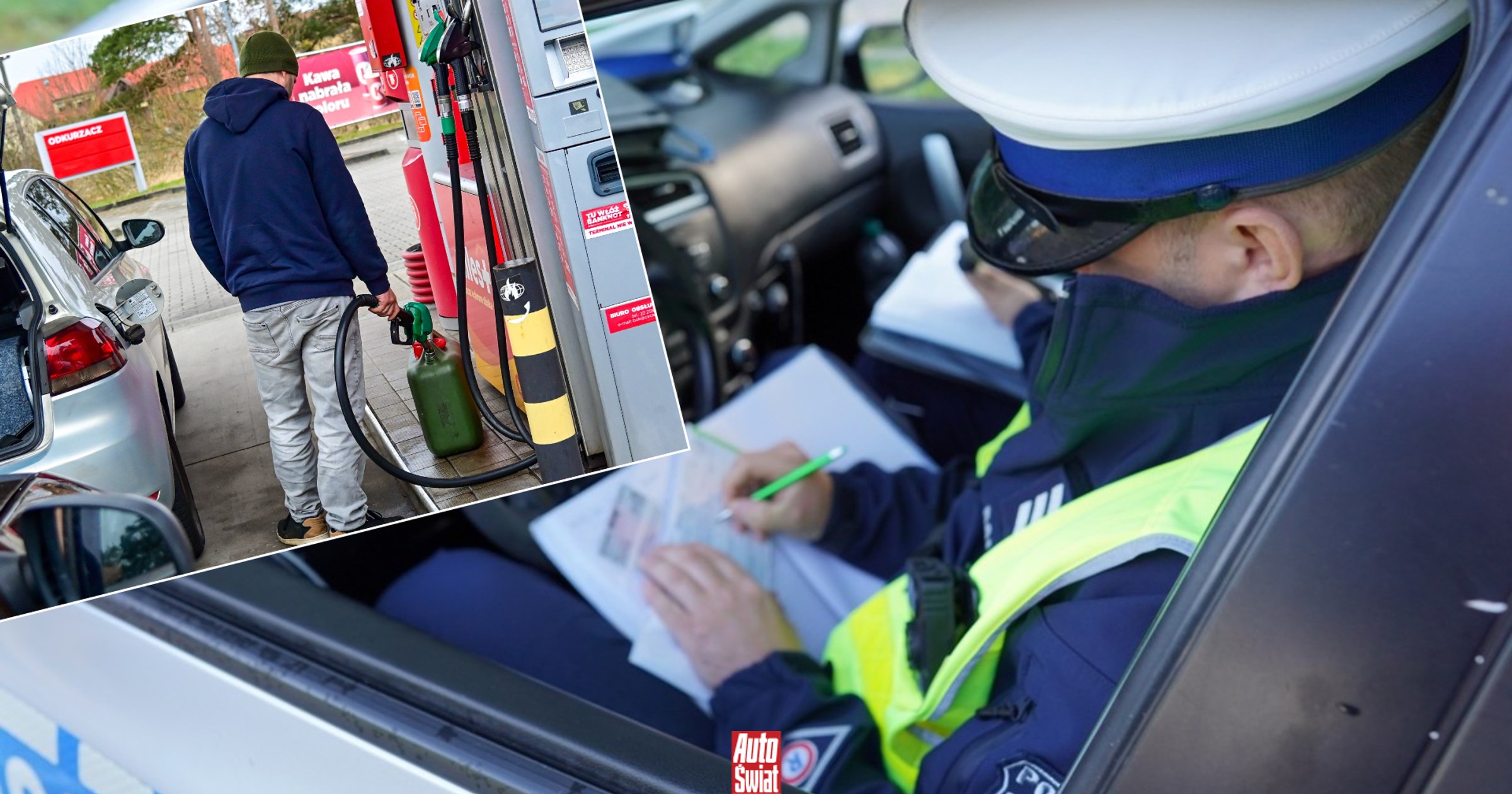O co chodzi z mandatem na stacji benzynowej i dlaczego to aż 3 tys. zł?