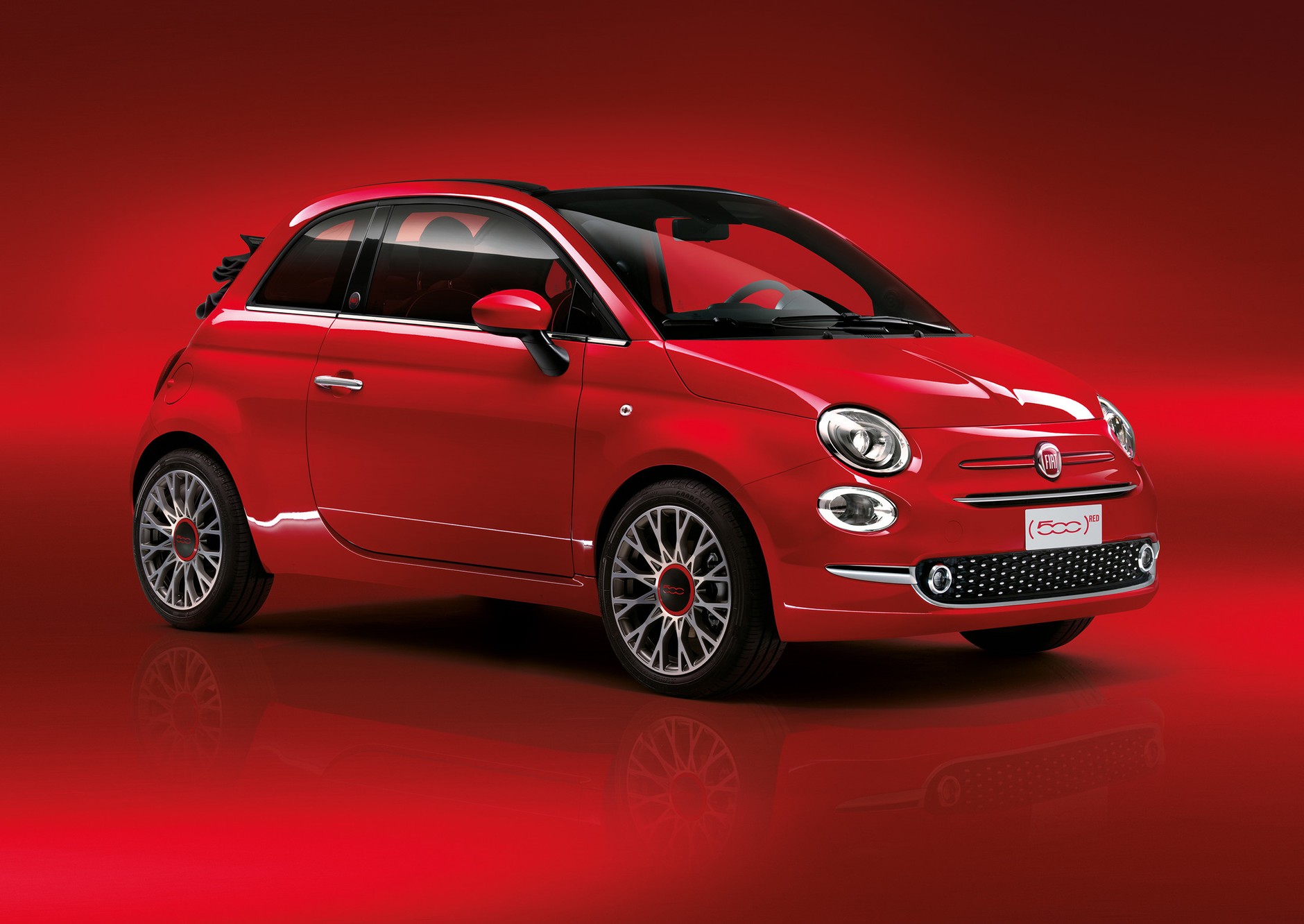 fiat New 500 (RED)