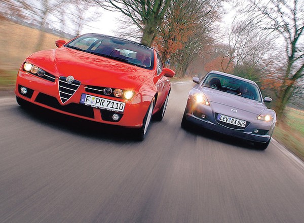 Alfa Romeo Brera kontra Mazda RX-8 - z archiwum Auto Świata