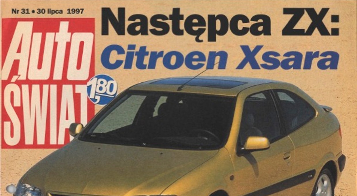 Przypominamy wydanie "Auto Świata" z 1997 r. Jedną z gwiazd numeru był Citroen Xsara