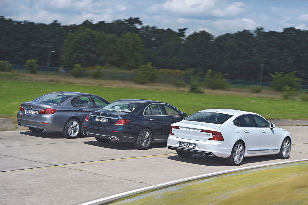 Volvo S90 kontra Mercedes klasy E i BMW serii 5 - czy szwedzkie cylindry mogą być lepsze od niemieckich?