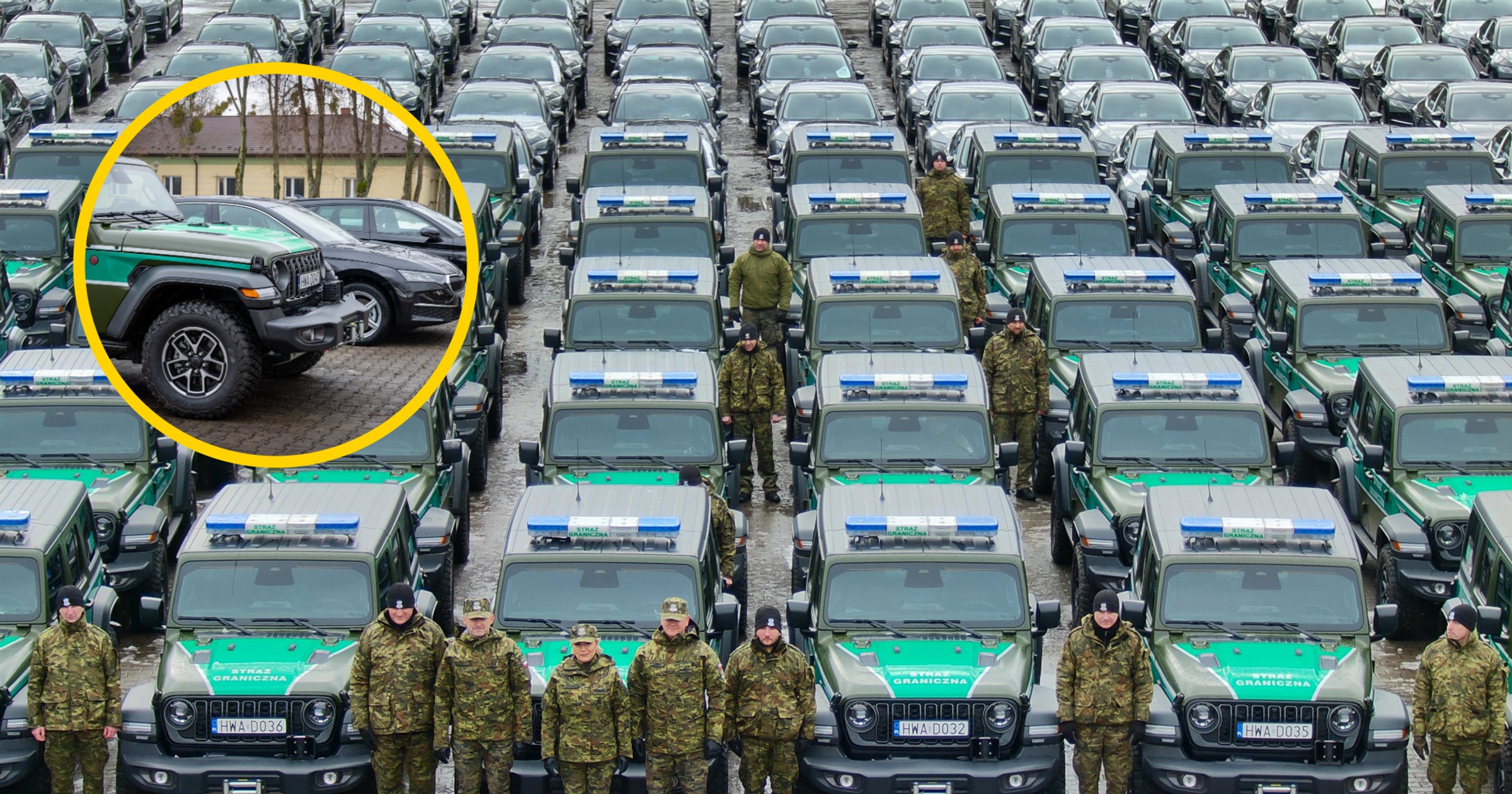 Nowe samochody Straży Granicznej