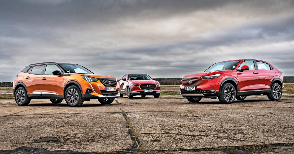 Honda HR-V, Mazda CX-30 i Peugeot 2008 - porównanie SUV-ów