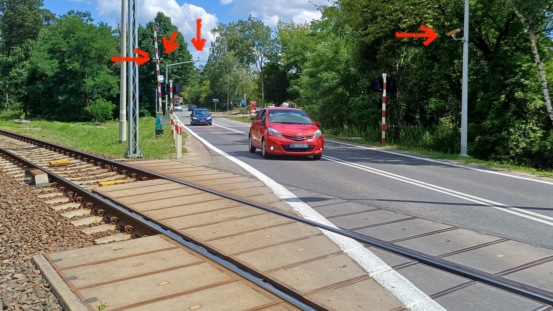 Przejazd kolejowy nadzorowany przez system RedLight