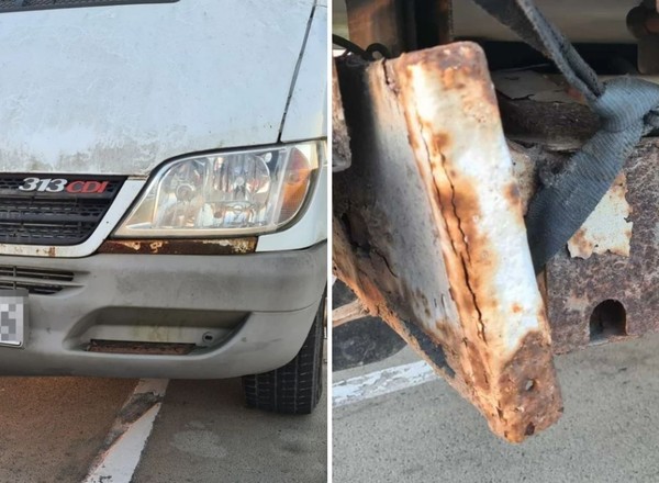 Policjantom wystarczył rzut oka na Mercedesa. Od razu wezwali lawetę