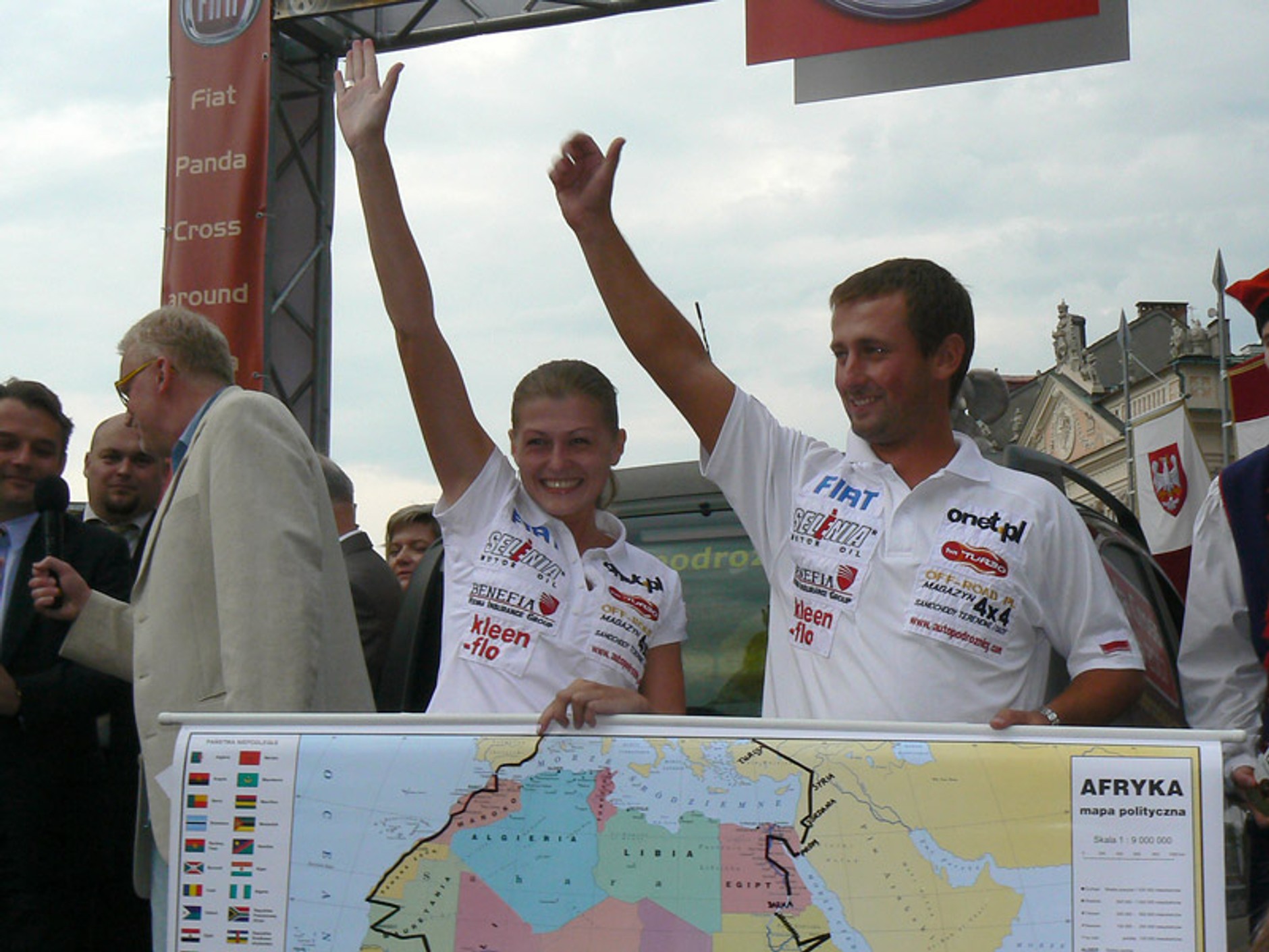 Fiat Panda z polskimi podróżnikami powrócił z Afryki