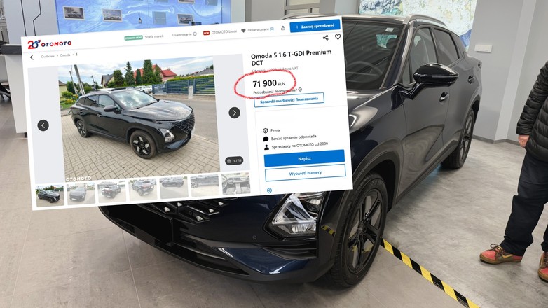 Prawie nowy chiński SUV wystawiony za półdarmo w serwisie ogłoszeniowym