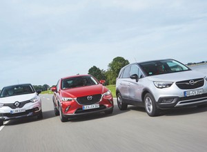 Małe może być wielkie: nowy Opel Crossland X kontra Mazda CX-3 i Renault Captur