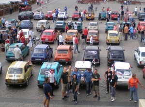 500 małych Fiatów pod Wawelem