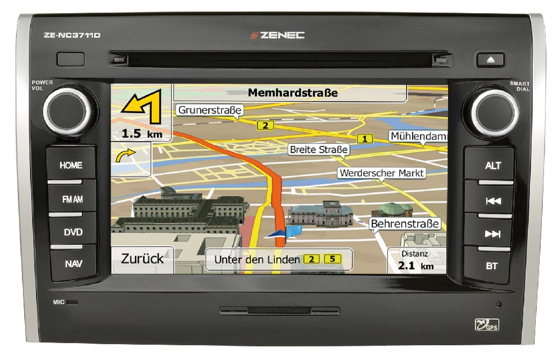 Zenec ZE-NC3711D: pierwsza nawigacja specjalnie do kamperów i dostawczych
