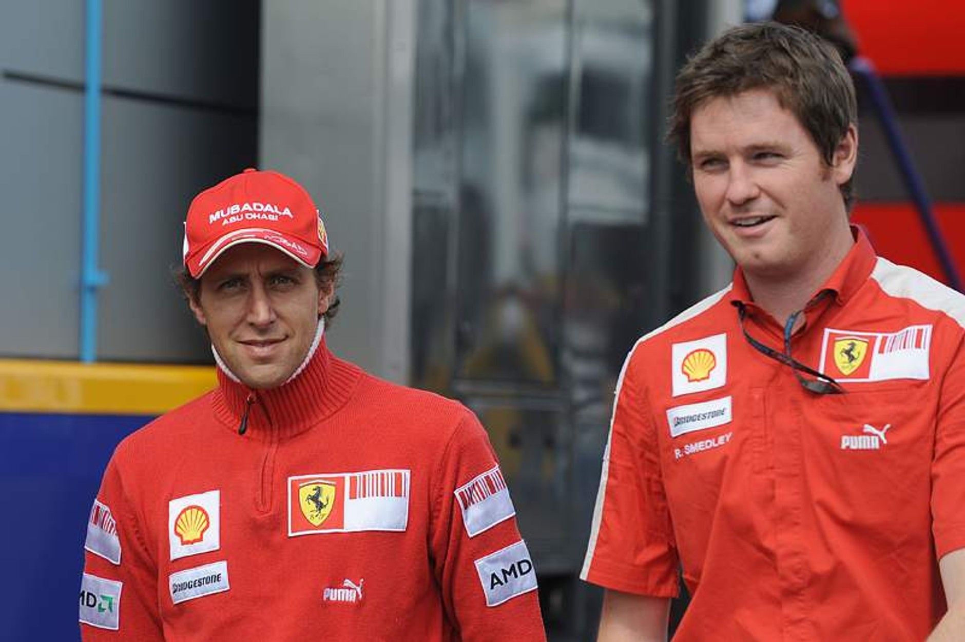 Grand Prix Belgii 2009: dwie gwiazdy wyścigu - Raikkonen i Fisichella (fotogaleria)