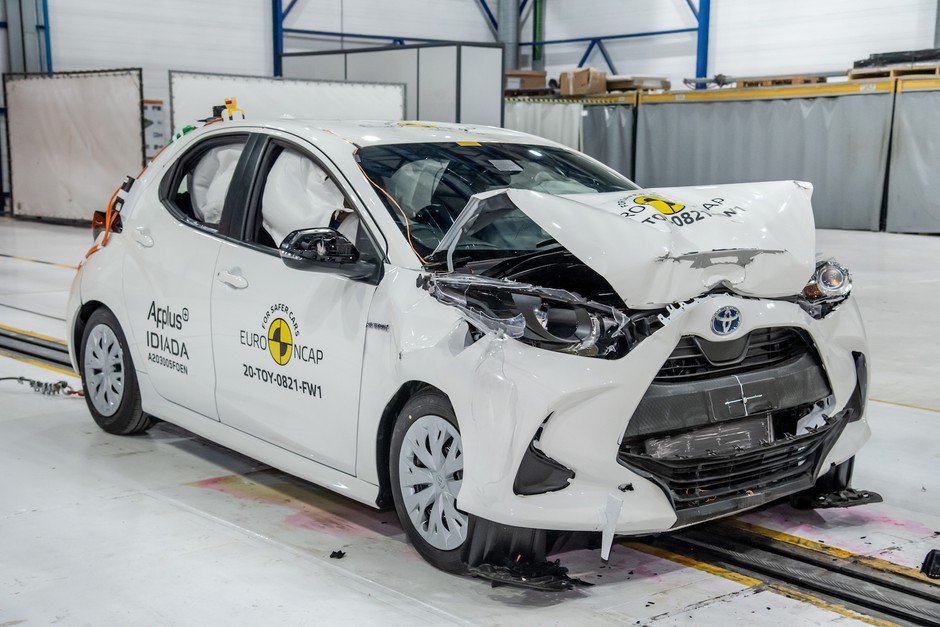 Test zderzeniowy nowej Toyoty Yaris