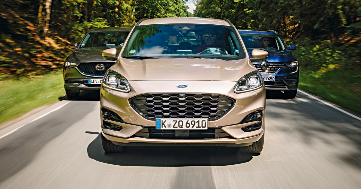 Porównanie SUV-ów: Ford Kuga, Mazda CX-5 i Renault Koleos