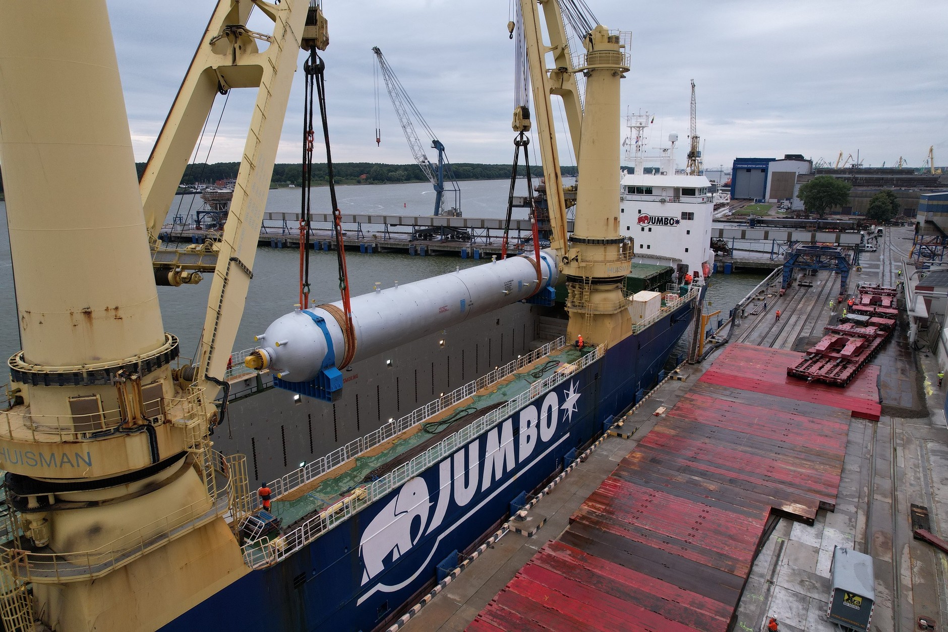 Transport reaktora do rafinerii Grupy Orlen w Możejkach na Litwie