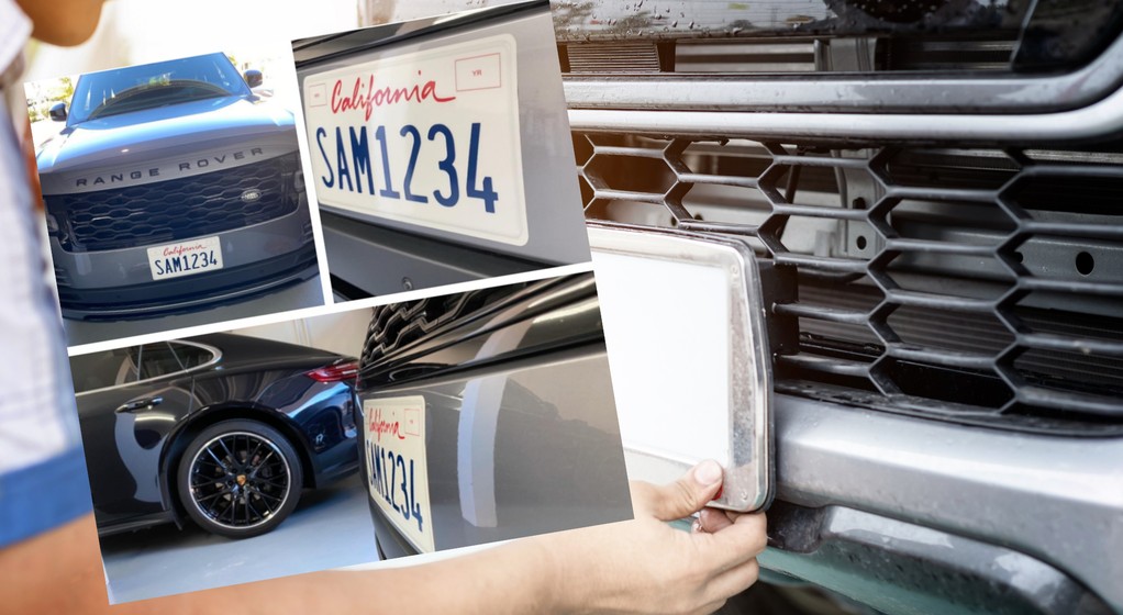 Naklejki zastąpią tablice rejestracyjne? (Fot. License Plate Wrap)