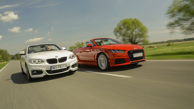 BMW serii 2 cabrio i Audi TT Roadster