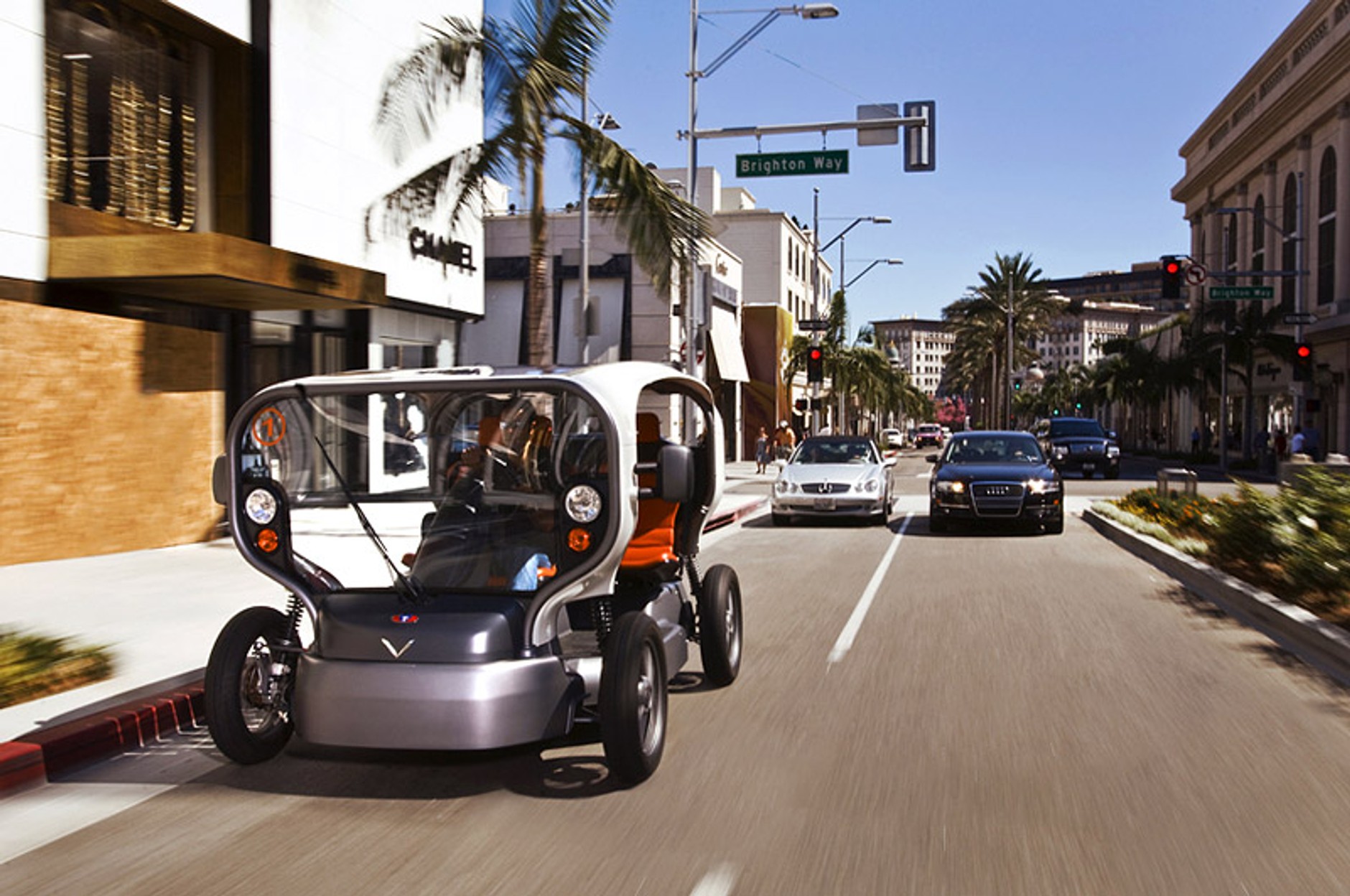 Venturi Automobiles na kalifornijskich drogach