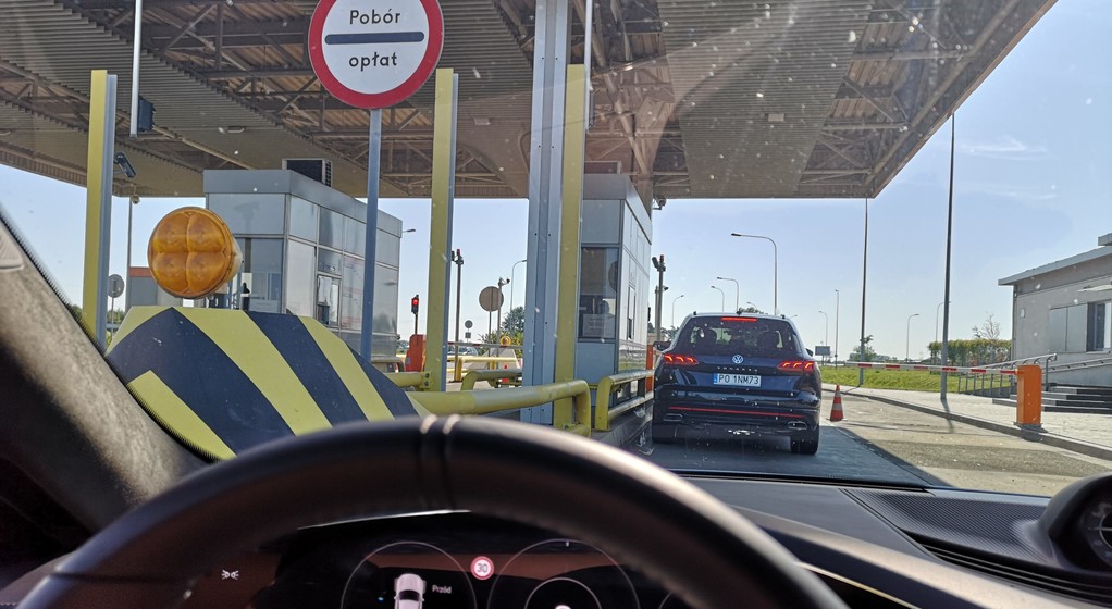 Pobór opłat na autostradzie