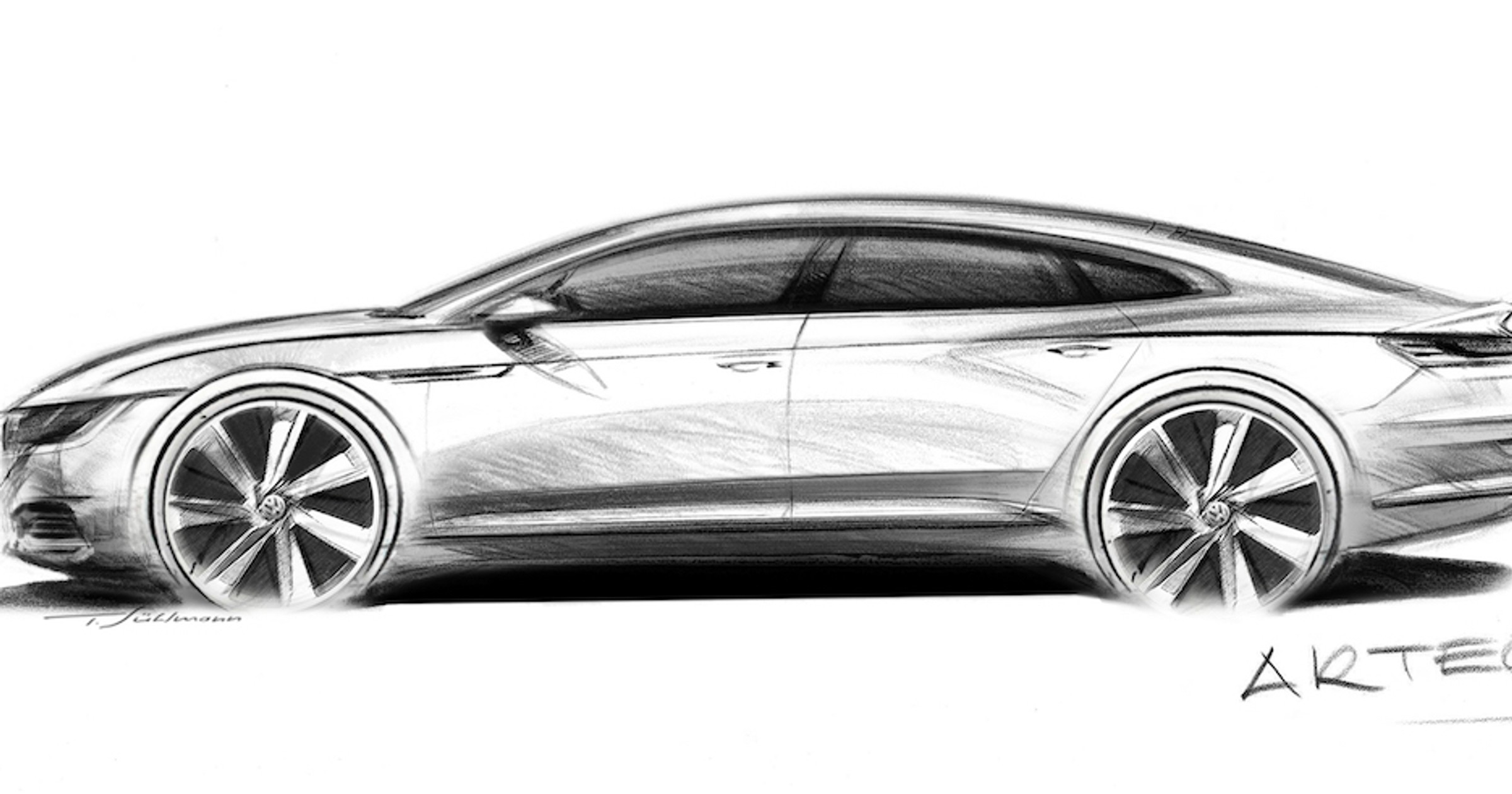 Volkswagen Arteon - pierwszy szkic