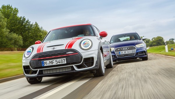 Audi S3 Sportback kontra Mini JCW Clubman - stylowe zabawki