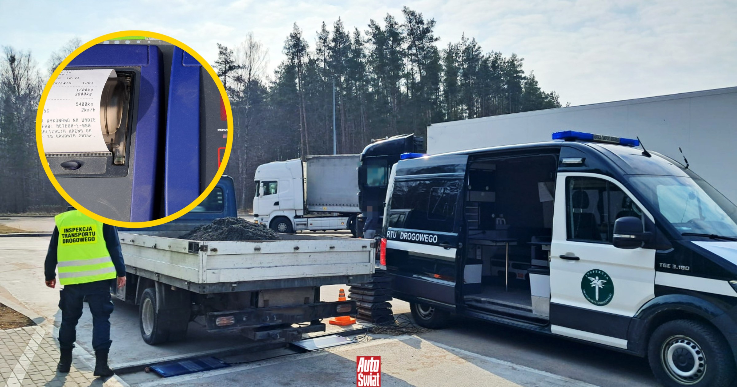Inspektorzy ITD sprawdzali dostawczaki. Siedem na dziesięć było przeładowanych