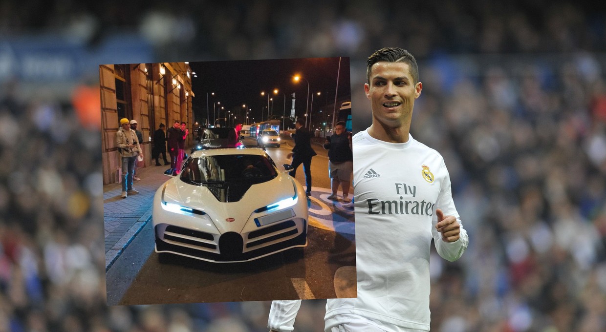 Cristiano Ronaldo pojawił się w Madrycie za kierownicą Bugatti za 37 mln zł