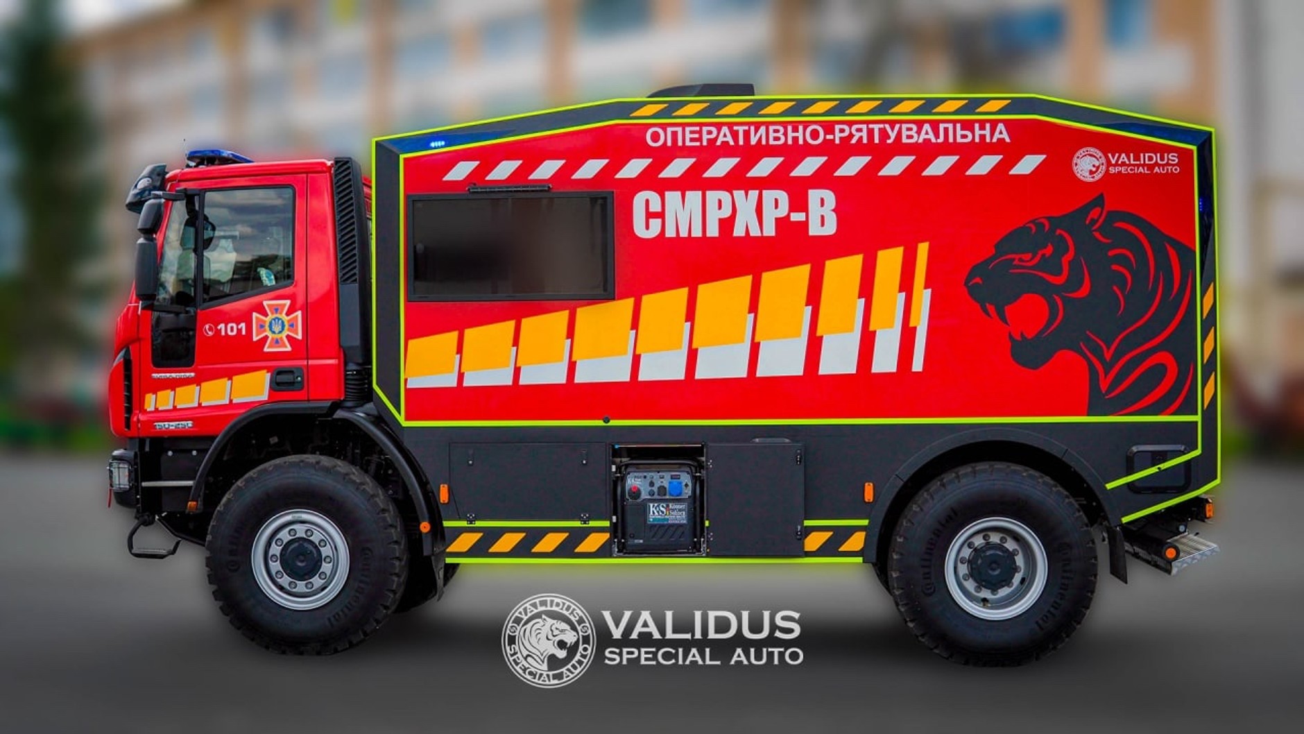 Iveco Eurocargo 4x4 do wykrywania radiacji i ataków chemicznych