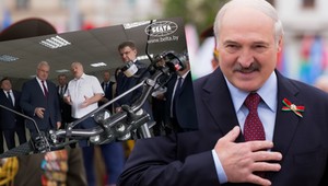 Pokazali Łukaszence "białoruski" motocykl. Prawda szybko wyszła na jaw [WIDEO]