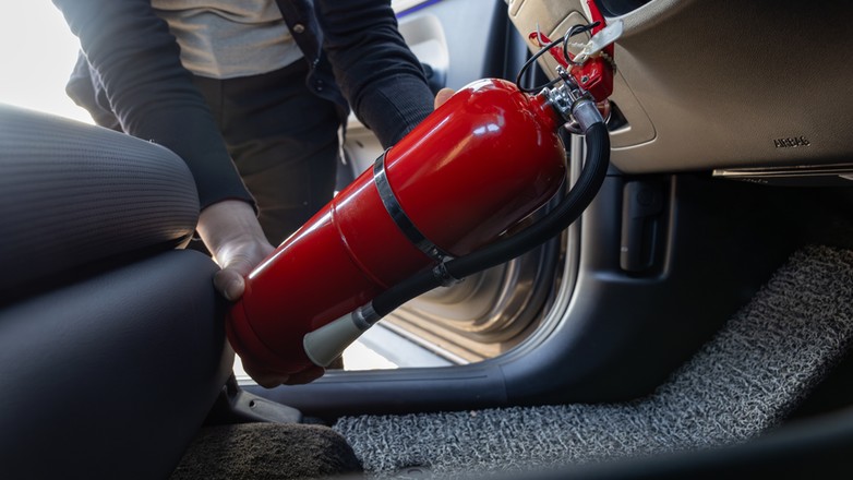 Gaśnica samochodowa ma termin ważności