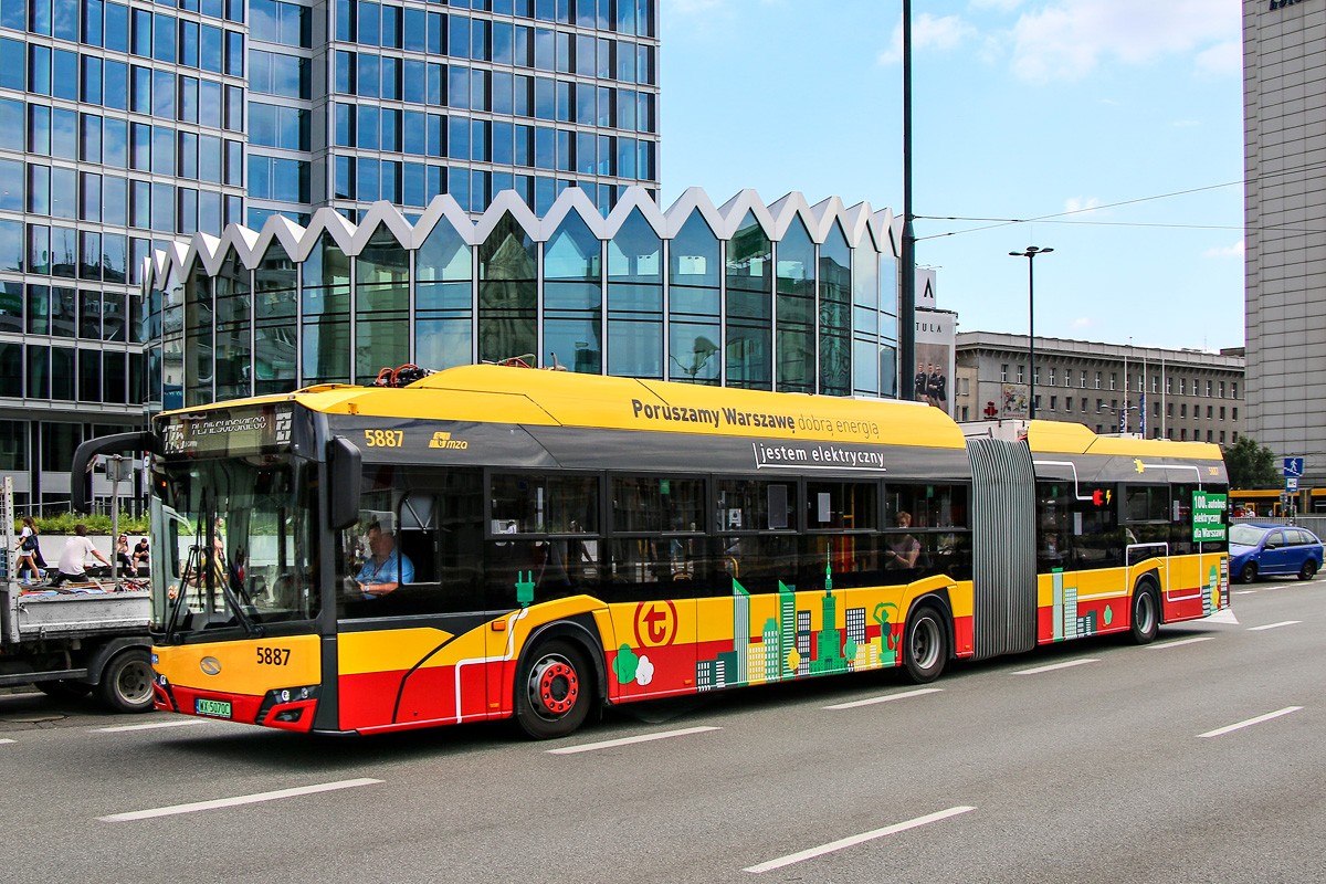 ZTM Warszawa: elektryczny autobus Solaris Urbino Electric 18