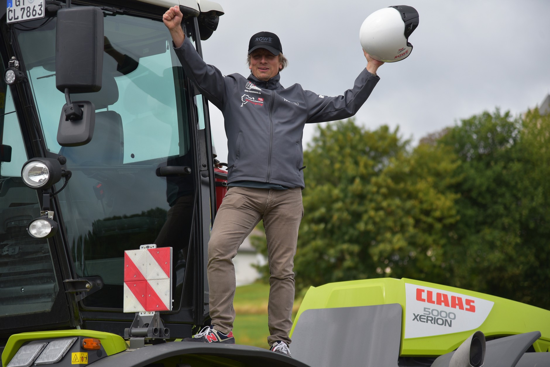 Claas Xerion na Nordschleife
