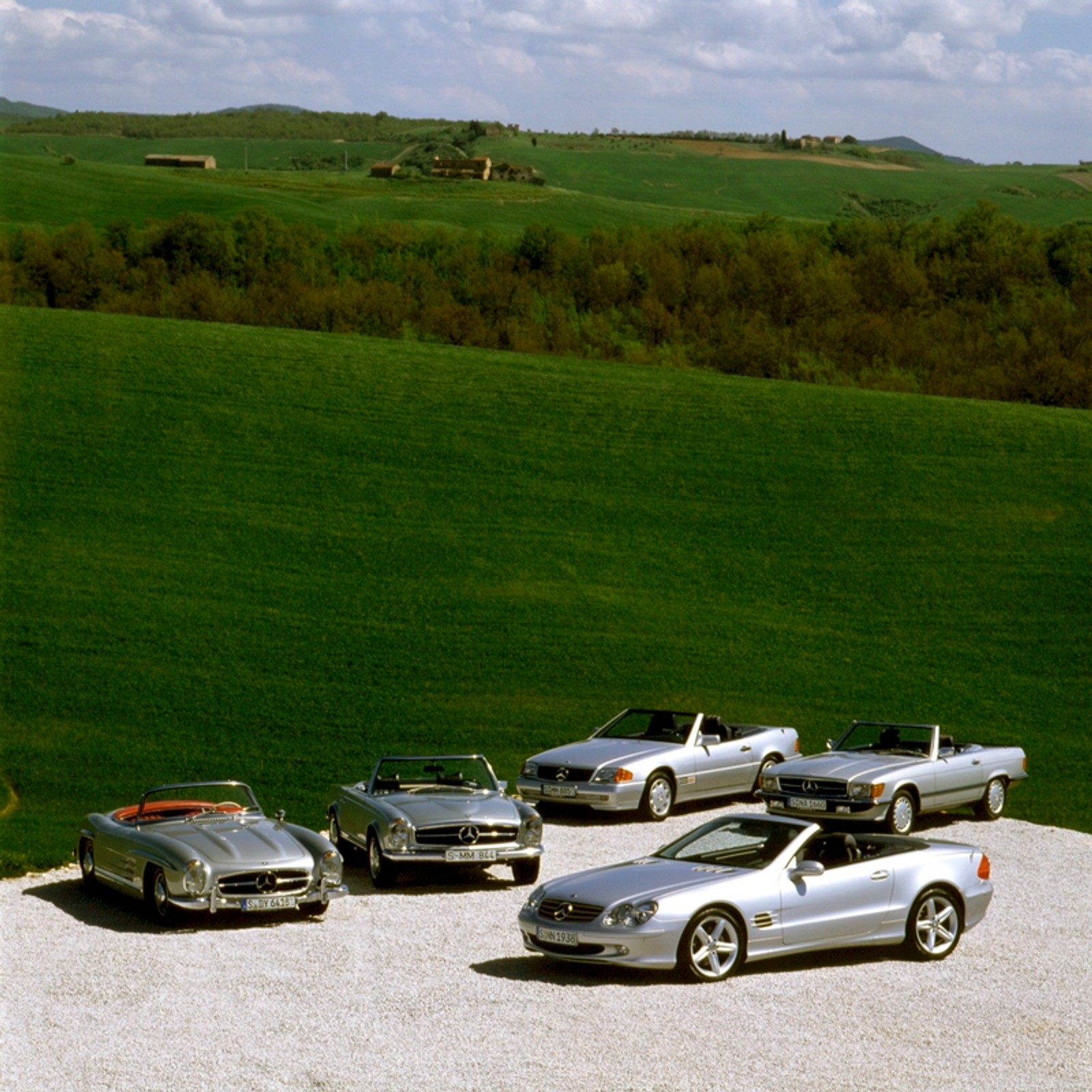 Mercedes 300SL na zdjęciach