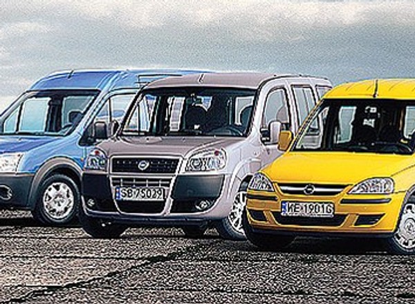 Fiat Doblo, Opel Combo, Ford Connect - Przestronne, ładowne i komfortowe