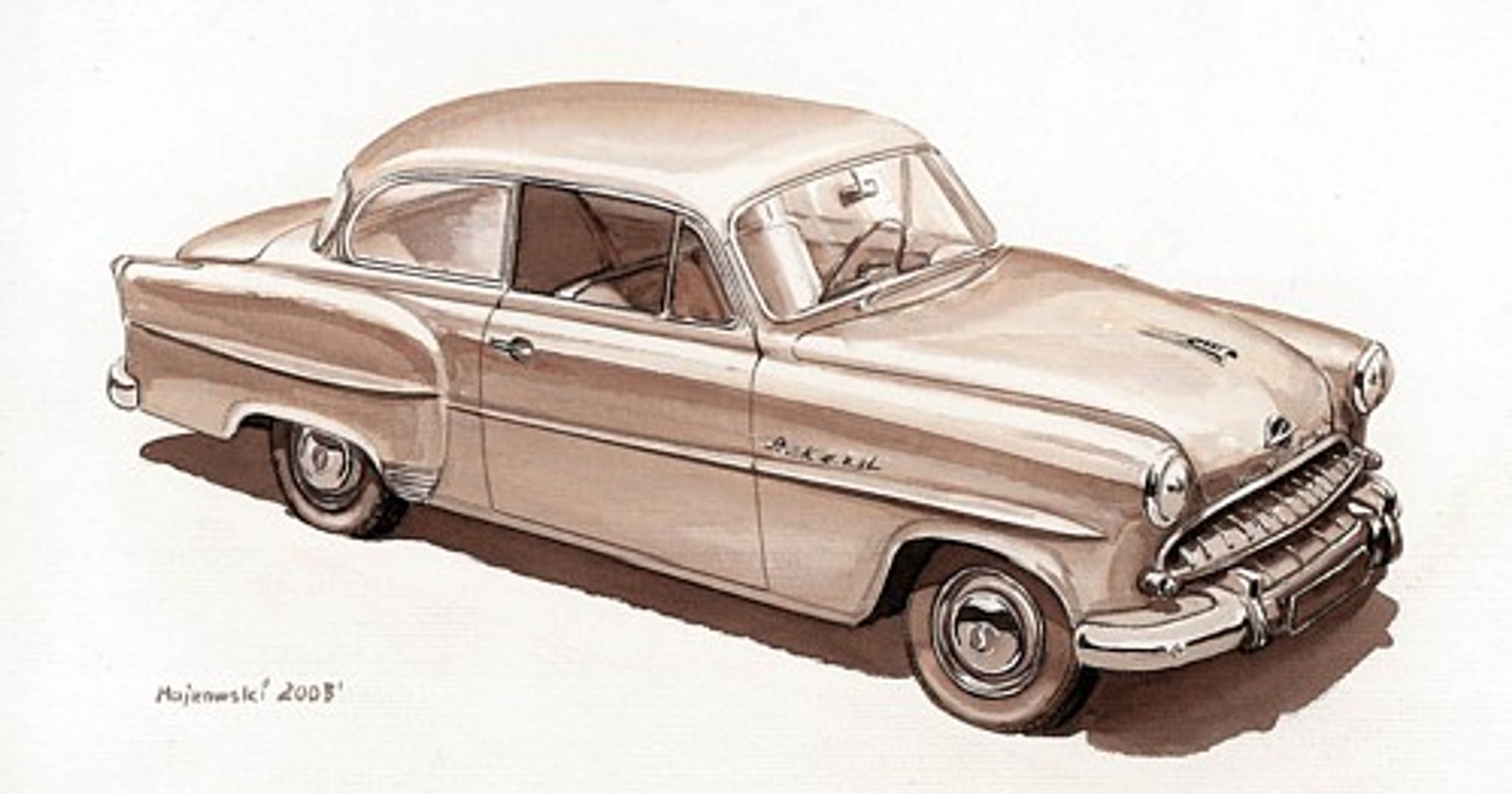 Opel Olympia Rekord 1955 r. Niemcy