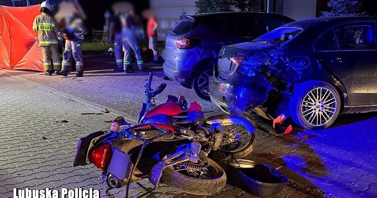 Dwaj bracia jechali na motocyklu bez kasków. Zginęli na miejscu