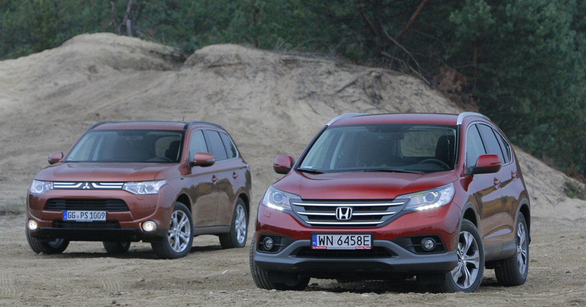 Mitsubishi Outlander kontra Honda CR-V: SUV-y bez zbędnych fajerwerków