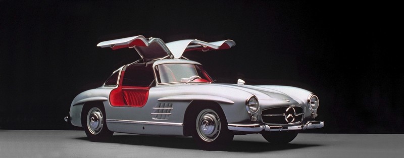 Mercedes 300SL na zdjęciach