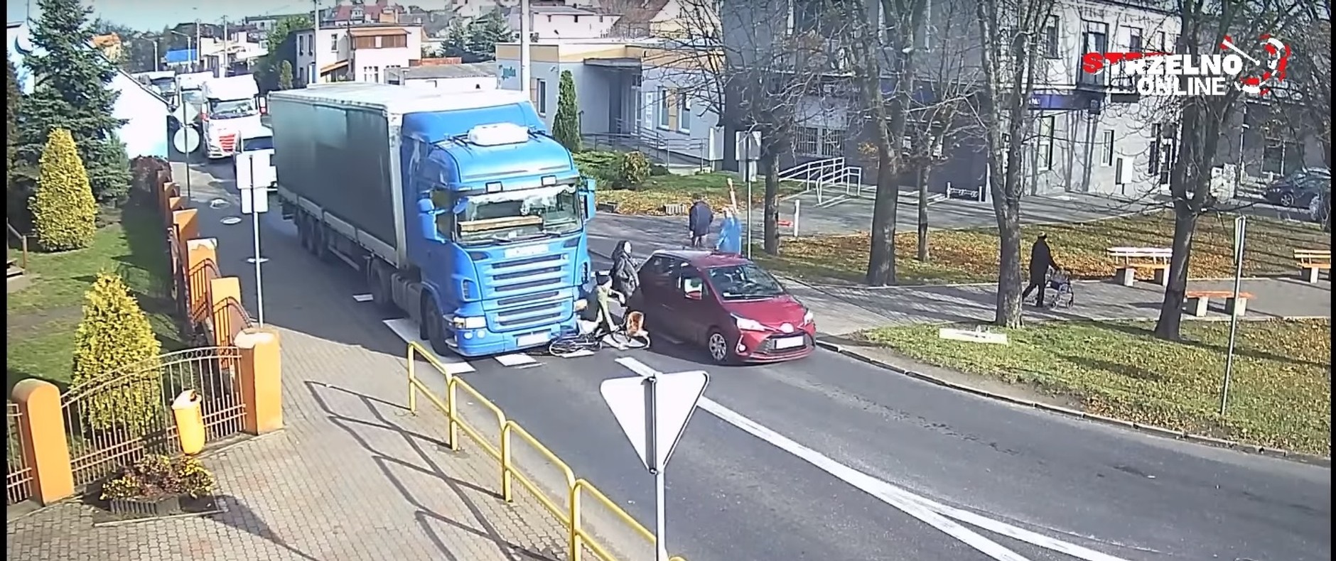 Potrącenie na przejściu dla pieszych