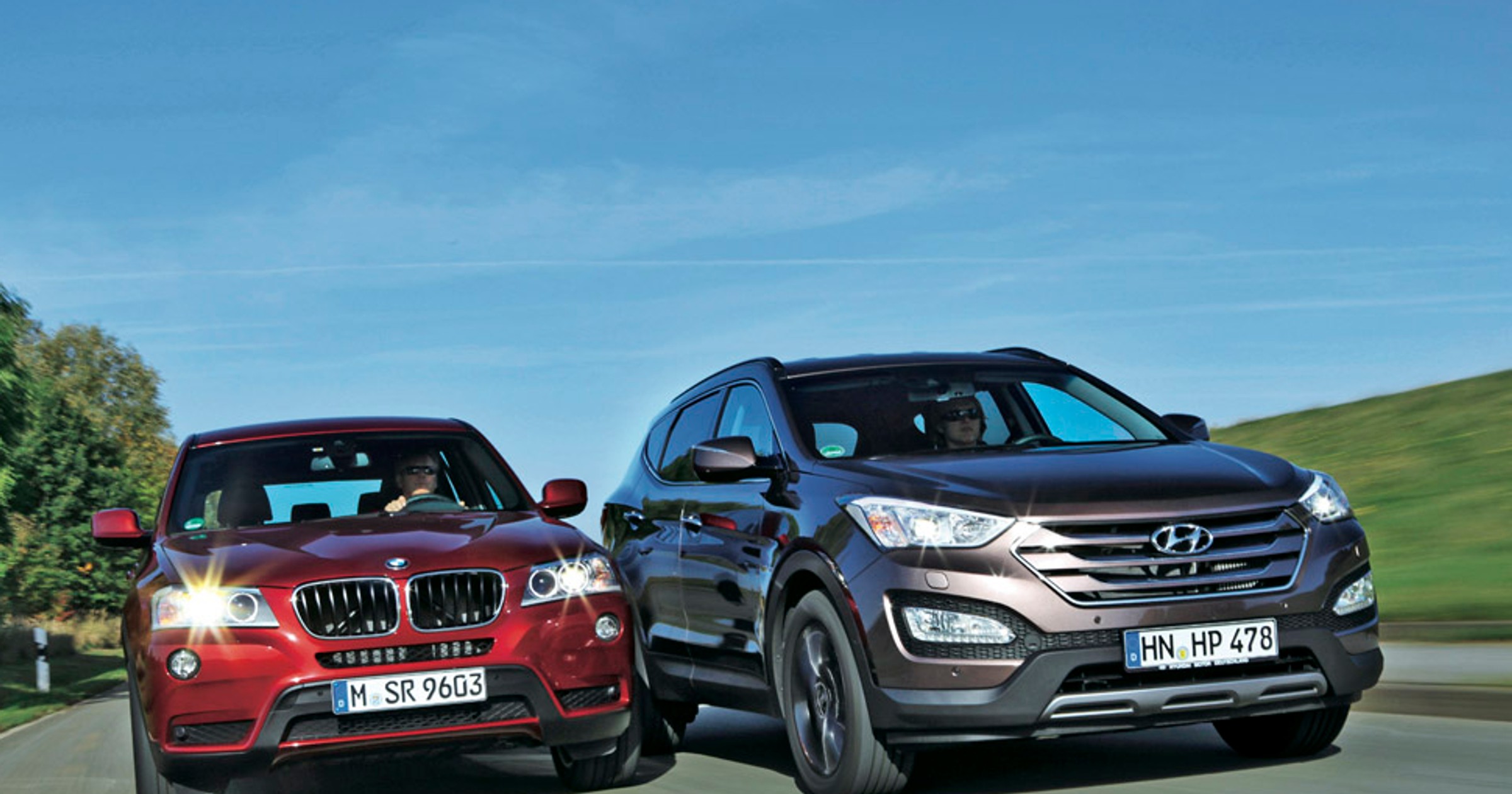 Nowy Hyundai Santa Fe kontra  BMW X3: kierunek luksus