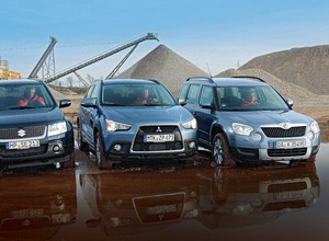 Suzuki Grand Vitara kontra Mitsubishi ASX i Skoda Yeti: kompaktowe terenówki na start