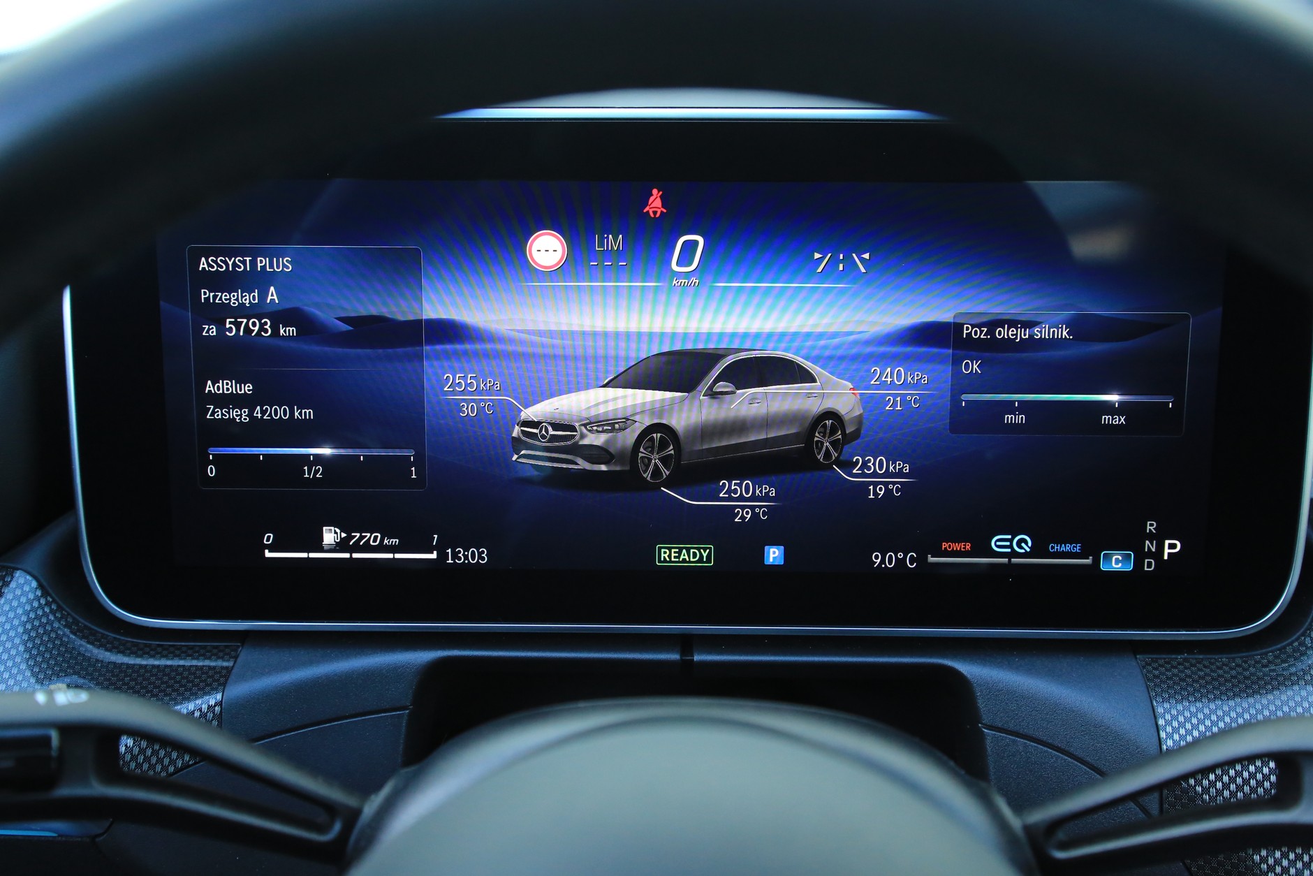 Mercedes klasy C 2022 r. 5. generacja