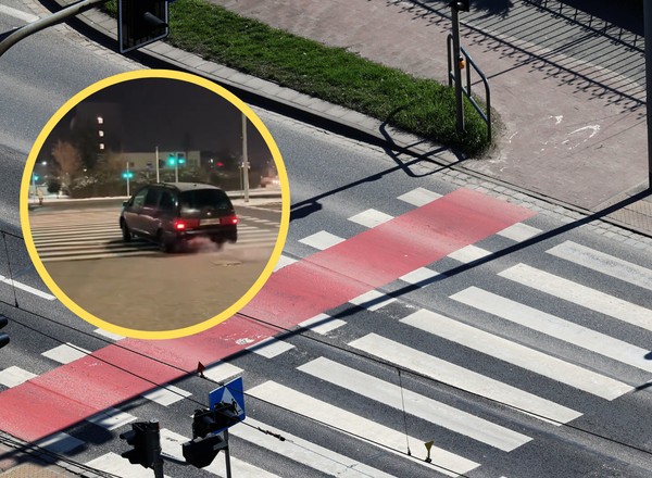 Z premedytacją złamał przepisy drogowe. "Volkswagen, który został pieszym!"