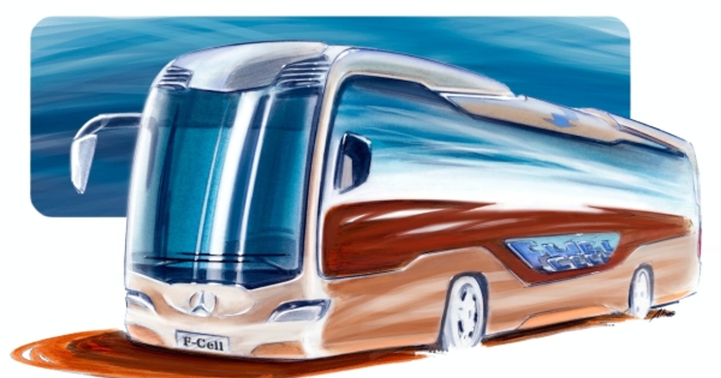 Mercedes - hybrydowy autobus