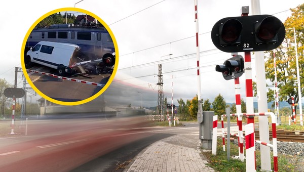 Przejazd kolejowy - wypadek