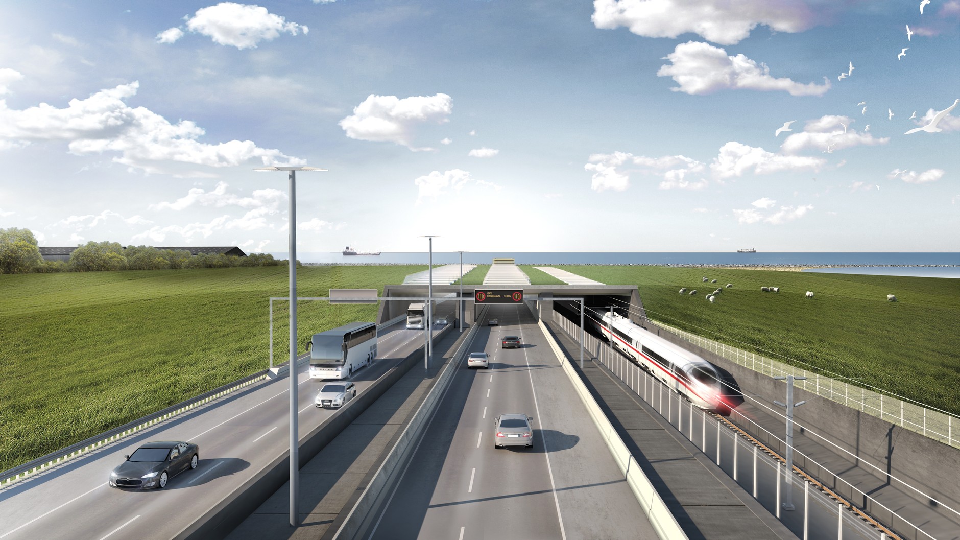 Nowy tunel pod Bałtykiem umożliwi jazdę z prędkością 110 km/h