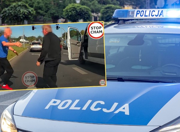 Policja szuka kierowców z nagrania. Pobili się na środku drogi [WIDEO]