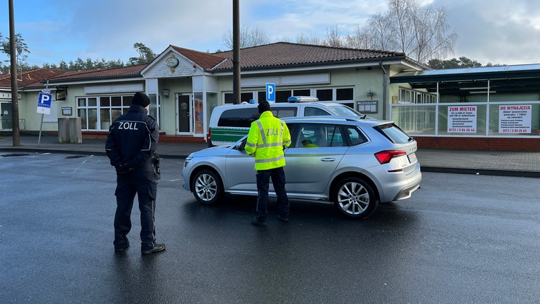 Niemcy, granica polsko-niemiecka, celnicy, kontrola celna, kontrola graniczna